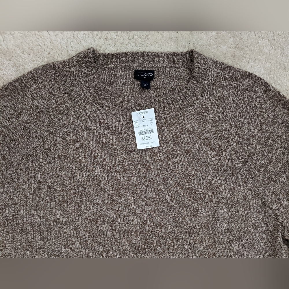NWT J.Crew Factory wool blend sweater large - Picture 3 of 4